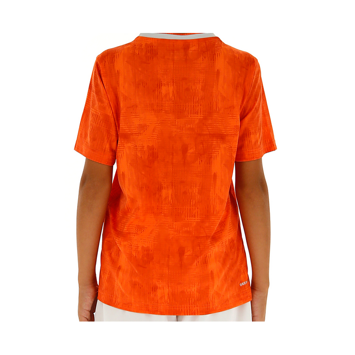 Lotto Top Ten T-shirt Enfant AH19 - orange, bleu