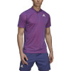 Adidas Polo PrimeBlue Homme PE21 - gris clair, violet