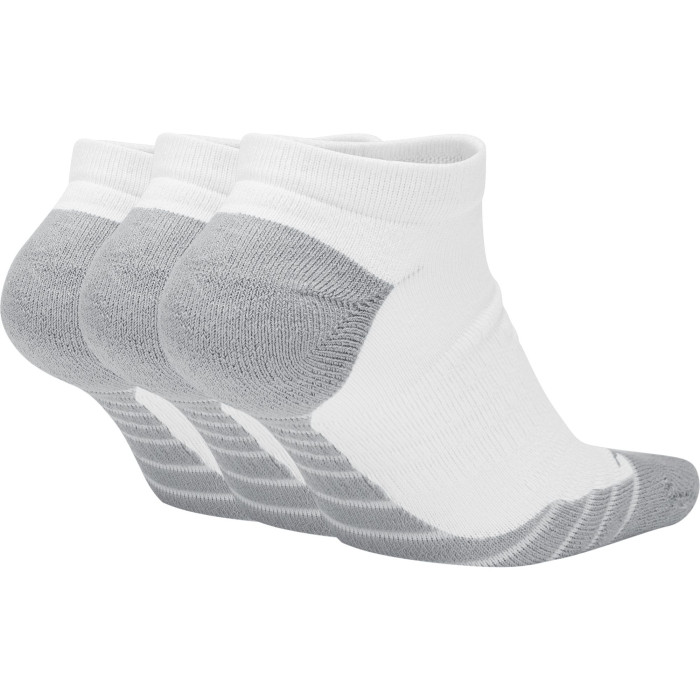 Nike Everyday Max Cushioned x3 Chaussettes Invisibles - blanc silver