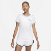 Nike Court T-shirt Comic Twist Femme Automne 2021 - blanc multicolore