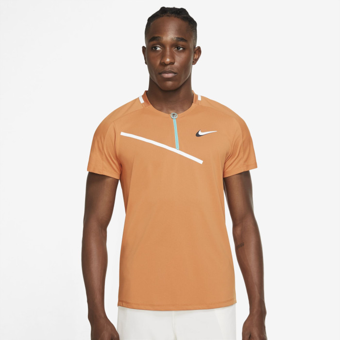 Nike Slam Polo 1/2 Zip Homme Printemps 2022 - orange