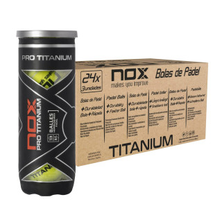 Nox Pro Titanium Carton de 24 Tubes de 3 balles