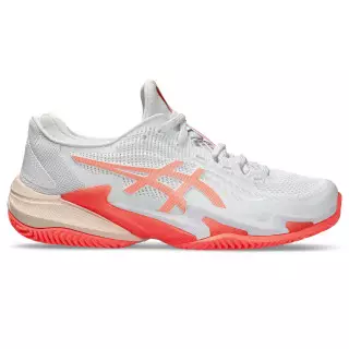 Chaussures de tennis Asics Court FF 3 Terre Battue Femme Blanc Corail PE24