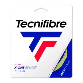 Cordage de tennis GARNITURE TECNIFIBRE X-ONE BIPHASE 130 NATUREL - protennis