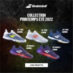 Nouvelle gamme de chaussures pour sport de raquettes Babolat PE22.