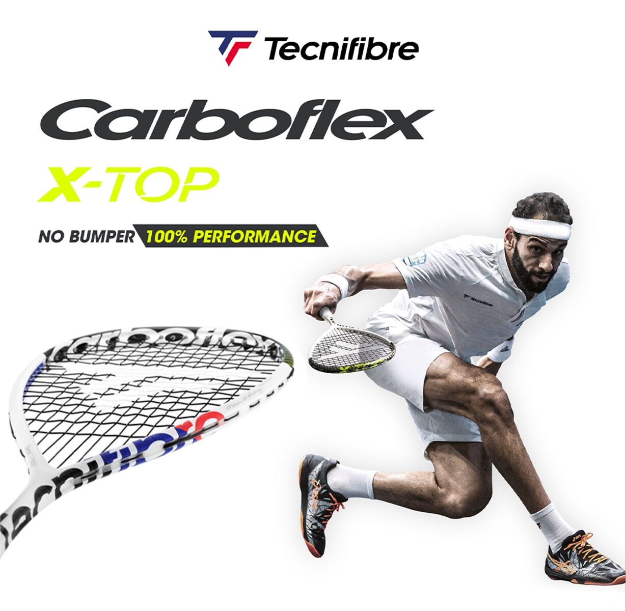 gamme raquette squash carboflex tecnifibre sur protennis