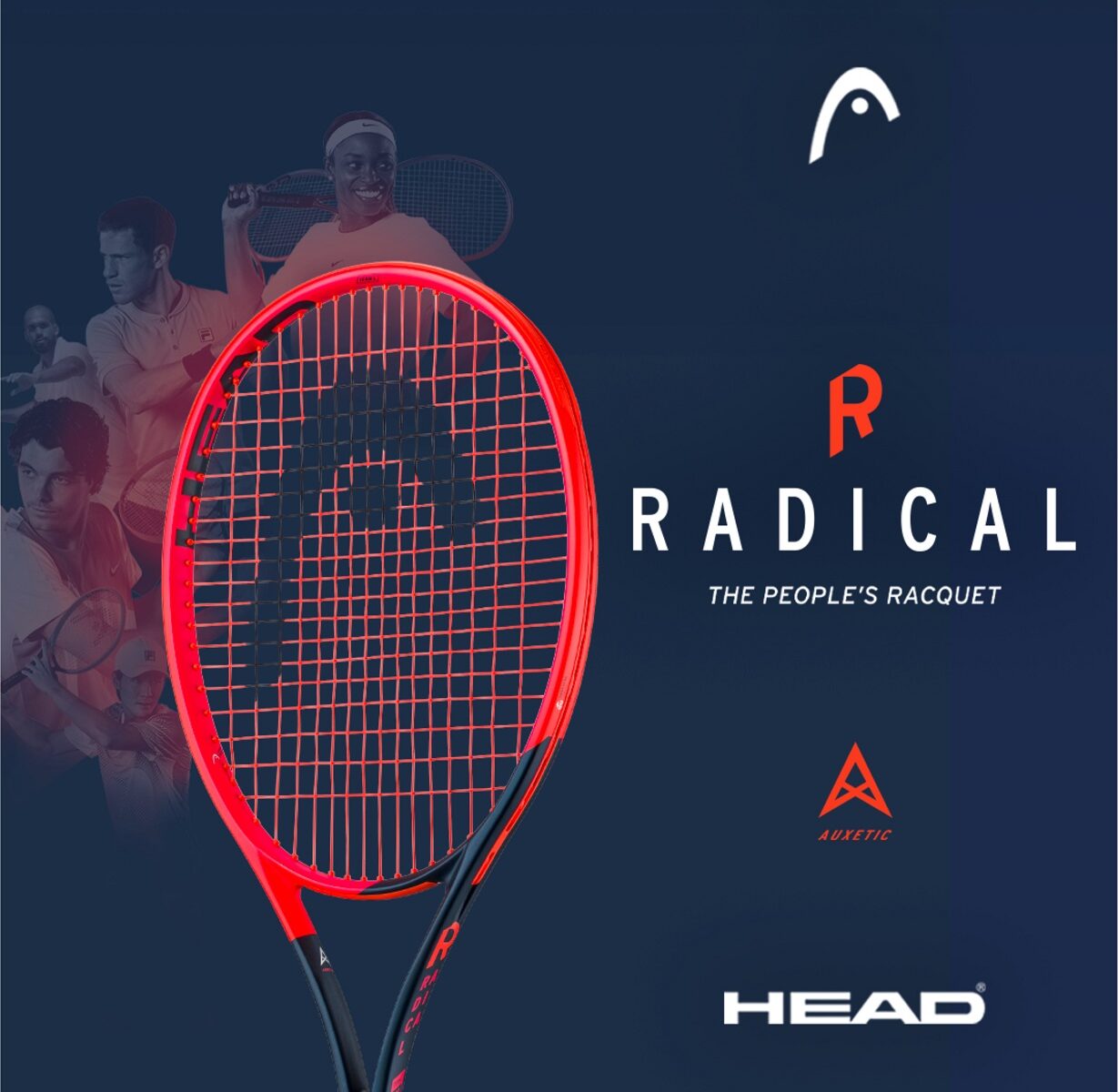 gamme radical raquette head 2023 sur protennis